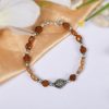 Rudraksha and Gomed Bracelet - To overcome confusion and brings mental clarity and balance