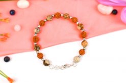 Rudraksha and Jasper Bracelet to provide stamina and vitality