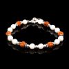 Rudraksha and Mother of Pearl Bracelets - To improve self-esteem and healing energy