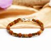 Rudraksha Tiger Eye Bracelet - for courage, strength, will and personal power