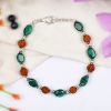 Rudraksha Malachite bracelet - To brings balance, serenity, optimism and comfort