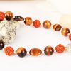 Rudraksha Tiger Eye Bracelet - For protection and peace of mind