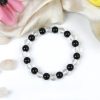 Sphatik and Black Agate Beads Bracelet To harmonize the aura and remove negative energy