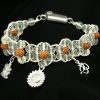 Sphatik Rudraksha Charm Bracelet