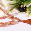 Sunstone Oval Beads Necklace - For dispelling fears and phobias