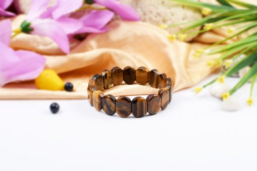 Tiger Eye Bracelet - Oval Beads to enhances integrity and willpower