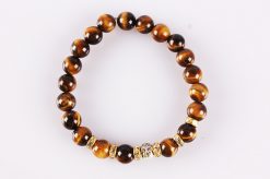 Tiger Eye Buddha Bracelet for good luck, and brings prosperity