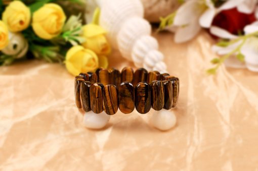 Tiger Eye Faceted Bracelet - For enhances integrity and willpower