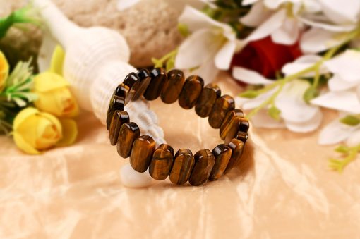 Tiger Eye Faceted Bracelet - For enhances integrity and willpower