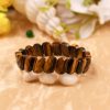 Tiger Eye Faceted Bracelet - To enhances integrity, willpower and brings prosperity