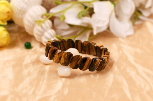 Tiger Eye Faceted Bracelet - To enhances integrity, willpower and brings prosperity