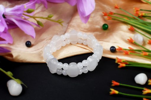 White Agate Bracelet