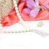 White Coral Necklace Mala - To enhancing love