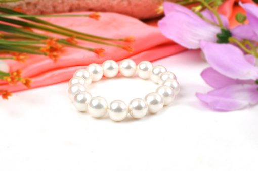 White Pearl Bracelet - 12mm