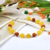 Yellow Agate and Rudraksha Bracelet - To enhance willpower, memory, clarity and creativity