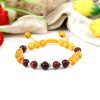 Yellow Citrine and Red Sandalwood Bracelet - To ward off the risk to injury or attack