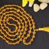 Citrine Yellow Rosary Necklace - To ward off the risk to injury or attack