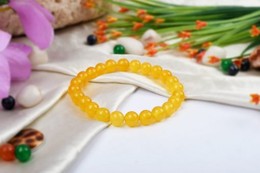 Yellow Jade Bracelet - To provide energy, stamina and attract happiness