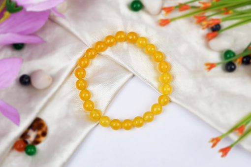 Yellow Jade Bracelet - To provide energy, stamina and attract happiness