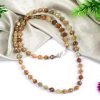 Faceted Beads Yellow Sapphire Necklace Mala