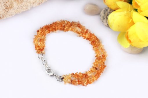 Citrine Double Turn Bracelet - To attracts abundance and healing energies