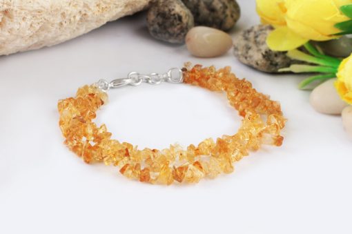 Citrine Double Turn Bracelet - To attracts abundance and healing energies