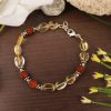 Citrine Oval Bracelet - To ward off the risk to injury or attack