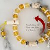 12 Mukhi Rudraksha and Citrine Bracelet for Solar Chakra to Evokes self-confidence and self-respect and gives mental power