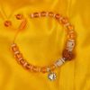 12 Mukhi Rudraksha and Citrine Bracelet for Solar Chakra to Evokes self-confidence and enhances mental strength