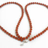 5 Mukhi Brahma Guru Mala with Silver Flowers to Improves health, vitality and immunity