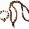 9 Mukhi Durga Mala and Bracelet Set for Crown chakra to Brings a sense of gratitude and contentment