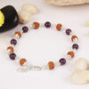 7 Mukhi Mahalaxmi Bracelet with Amethyst to liberate from miseries and bestows abundance