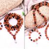 9 Mukhi Durga Mala and Bracelet Set for Crown chakra to Brings a sense of gratitude and contentment