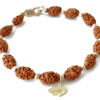 2 Mukhi Moon Rudraksha Bracelet for happiness and promotes unity and harmony