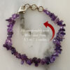 Amethyst Uncut Beads Bracelet - To enhance intuition, inspire creativity and encourage peace