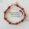 Carnelian Bracelet - D5 - To bring good luck and opportunity