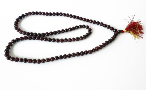 Garnet Necklace Mala - For inspires love, passion and devotion