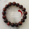 Red Tiger Eye Bracelet - For enhances good luck and brings prosperity