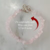 Rose Quartz Bracelet - to open the heart and connect to the energy of love