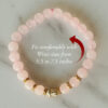 Rose Quartz with Buddha Bracelet - For open the heart and connect to the energy of love