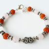 Rudraksha and Rose Quartz Bracelet - To open the heart and connect to the energy of love