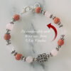 Rudraksha and Rose Quartz Bracelet - To open the heart and connect to the energy of love