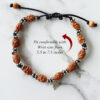 2 Mukhi Moon Rudraksha Bracelet To promotes unity and harmony