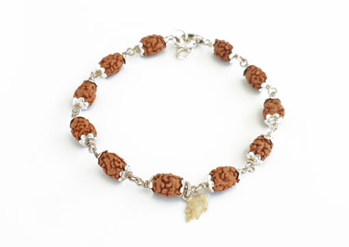 2 Mukhi Moon Rudraksha Bracelet To promotes unity and harmony