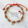 2 Mukhi Moon Rudraksha Bracelet promotes unity and harmony