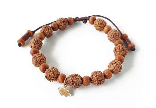 5 Mukhi Guru Bracelet - Sandalwood To enhances learning and knowledge