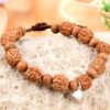 5 Mukhi Guru Bracelet - Sandalwood To enhances learning and knowledge