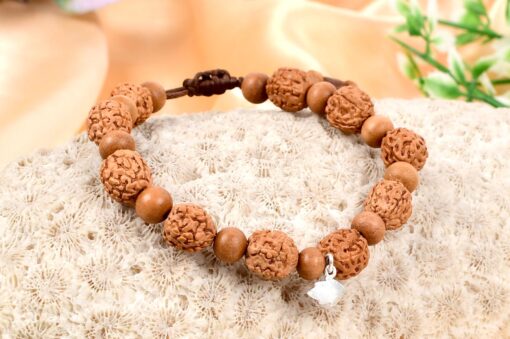 5 Mukhi Guru Bracelet - Sandalwood To enhances learning and knowledge