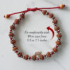 7 Mukhi Mahalaxmi Bracelet - To liberate miseries and bestows abundance (7mm)