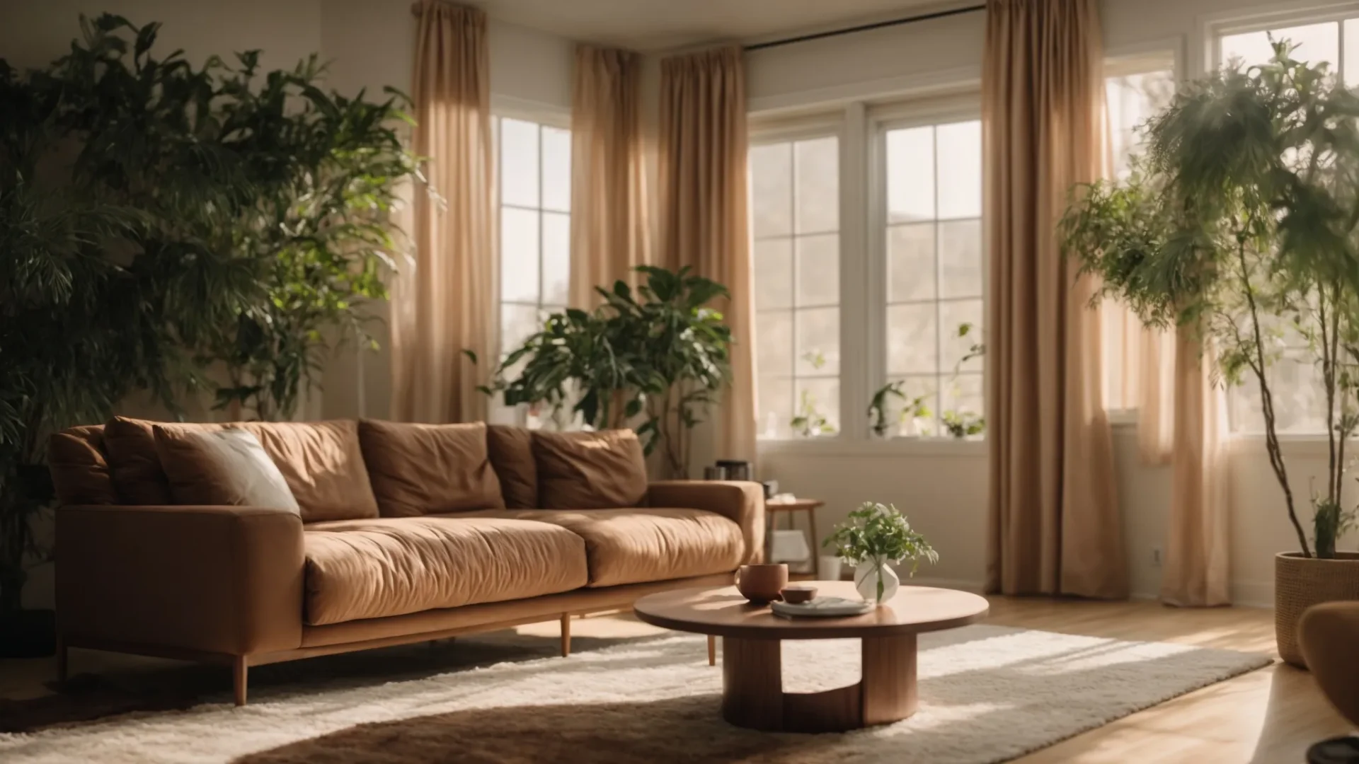 a person sits in a peaceful room, surrounded by soft lighting and comfortable furniture, as they engage in deep emotional release during a psych-k facilitation session.